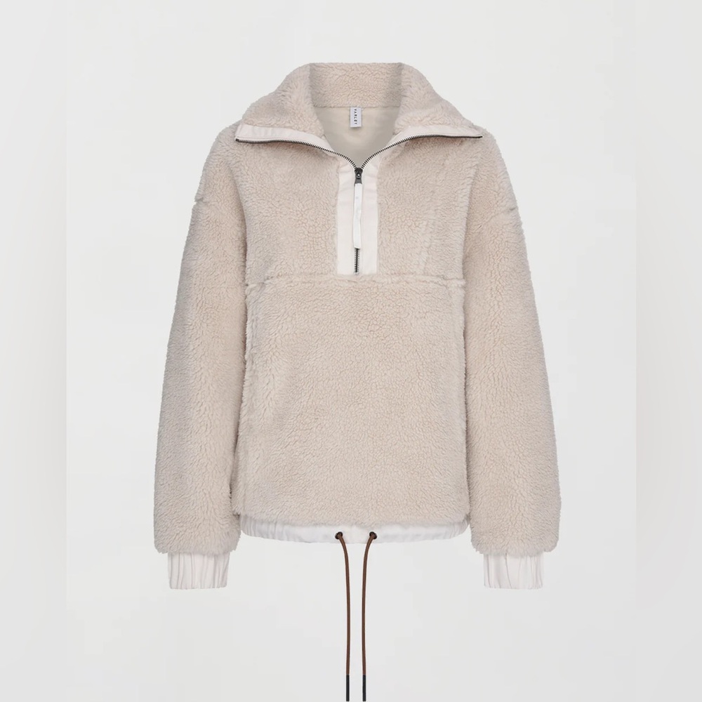 NWOT Varley Appleton Fleece in Eggnog Size Women’s M